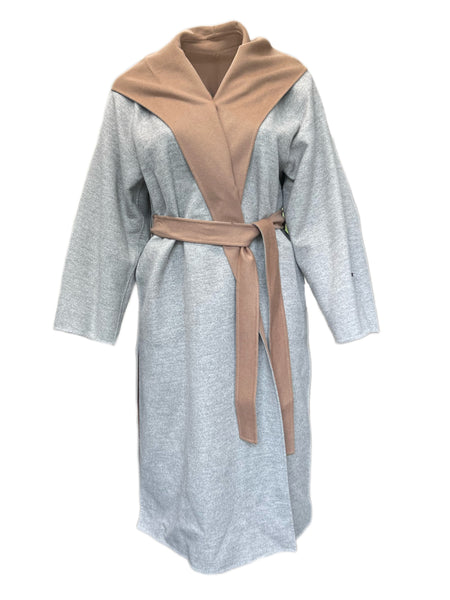 Marina Rinaldi Women's Beige Tropea Open Front Coat Size 18W/27 NWT