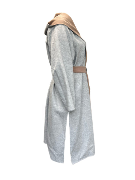 Marina Rinaldi Women's Beige Tropea Open Front Coat Size 18W/27 NWT