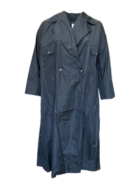 Marina Rinaldi Women's Black Troupe Button Closure Coat Size 14W/23 NWT