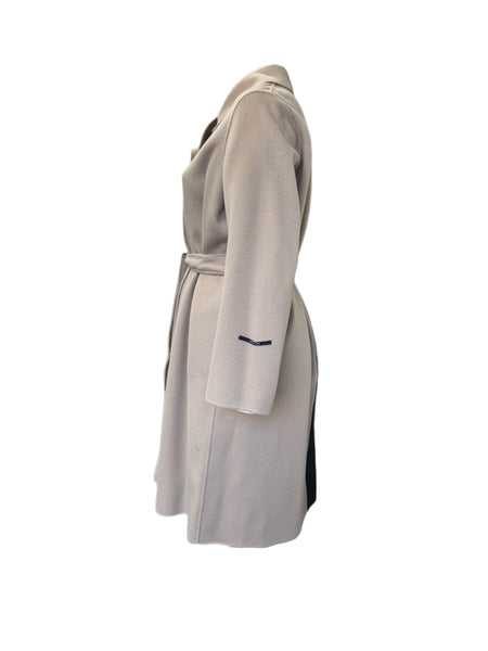 Marina Rinaldi Women's Beige Trousse Belted Coat NWT
