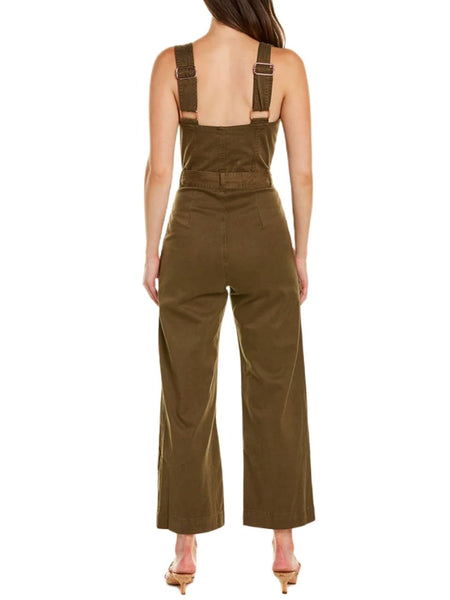 DL1961 Women's Tulare Hepburn Wide Leg Denim Jumpsuit NWT