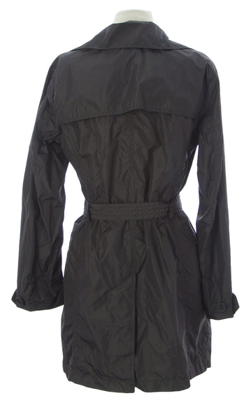 ADD Women's Bitter Chocolate Belted Tunic Polyamide Jacket UAW006 $250 NEW