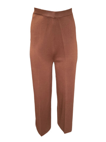 Marina Rinaldi Women's Brown Ubicare Knitted Pants NWT