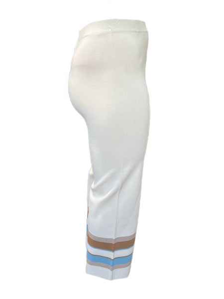 Marina Rinaldi Women's Sand Ubicare Knitted Pants Size M NWT