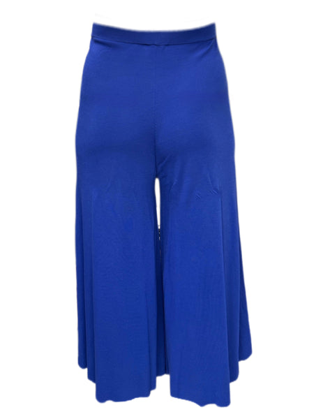 Marina Rinaldi Women's Blue Ufo Straight Leg Pants Size M NWT