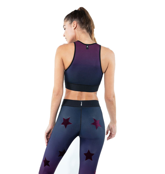 ULTRACOR Women's Gradient Fuchsia Knockout Sports Bra X-Small $130 NWT