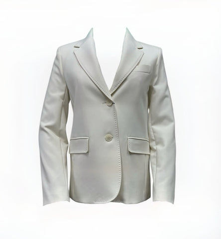 Max Mara Women's White Uva Classic Jacket NWT