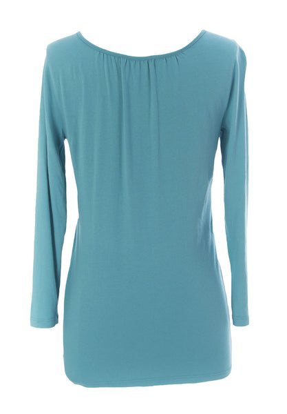 VELVET by Graham & Spencer Women's Seabreeze Minnie Keyhole Blouse Sz S $88 NEW