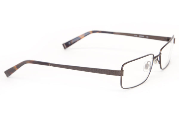 JOHN VARVATOS Men's Brown Metal Eyeglass Frames V134 $270 NEW