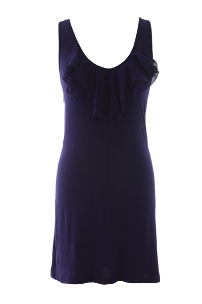 VELVET by Graham & Spencer Women's Ruffle Front Detail Tank Dress NEW $128