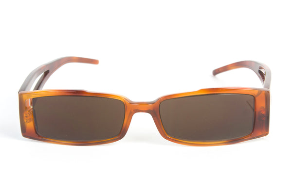 Fred Lunettes Volcane Rectangular Cut-out Sunglasses 54mm $695 NEW