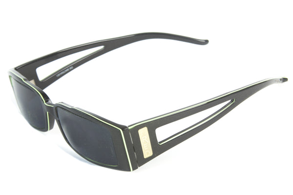 Fred Lunettes Volcane Rectangular Cut-out Sunglasses 54mm $695 NEW