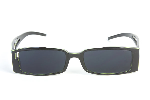 Fred Lunettes Volcane Rectangular Cut-out Sunglasses 54mm $695 NEW