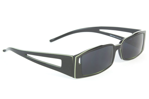 Fred Lunettes Volcane Rectangular Cut-out Sunglasses 54mm $695 NEW