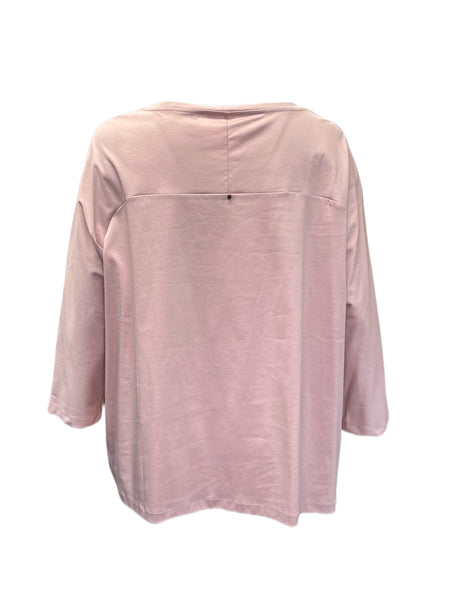 Marina Rinaldi Women's Pink Vacante Pullover Blouse NWT