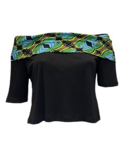 Marina Rinaldi Women's Black Valente Pullover Shirt Size M NWT