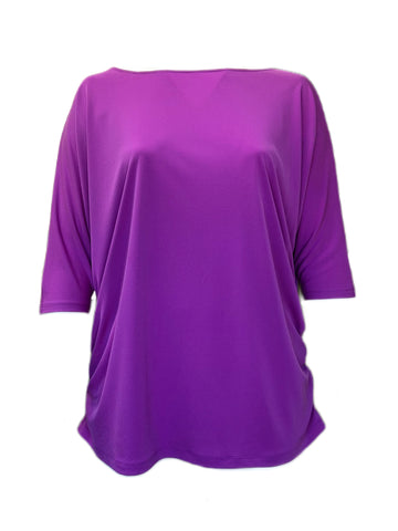 Marina Rinaldi Women's Purple Valico Blouse Size XL NWT
