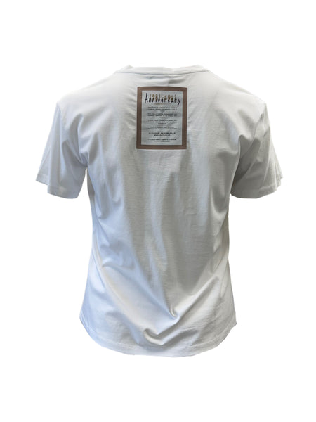 Marina Rinaldi Women's White Valore Pullover T-Shirt NWT