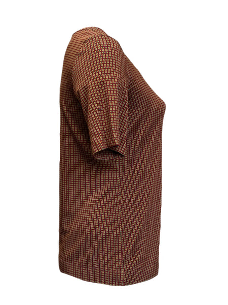 Marina Rinaldi Women's Brown Valzer Pullover T-Shirt NWT