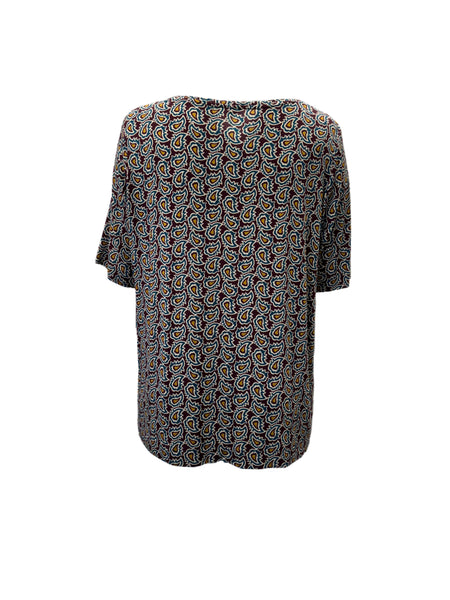 Marina Rinaldi Women's Brown Valzer Pullover T-Shirt NWT