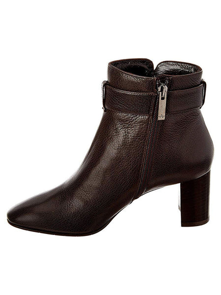 AQUATALIA Vanie Weatherproof Leather Booties 34L0869 $595 NEW