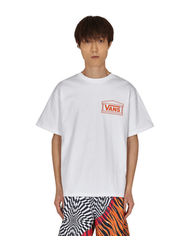 VANS VAULT x ARIES Unisex White Art Trip T-Shirt Size Large $70 NWT