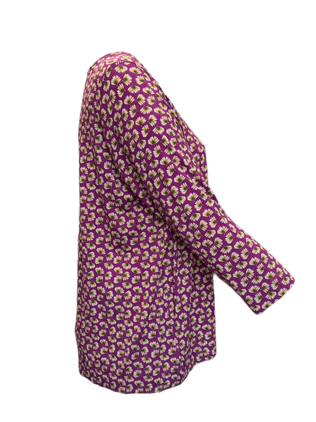 Marina Rinaldi Women's Wine Varieta Pullover T-Shirt NWT