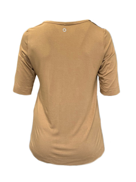 Marina Rinaldi Women's Bronze Violetta Pullover Top Size M NWT