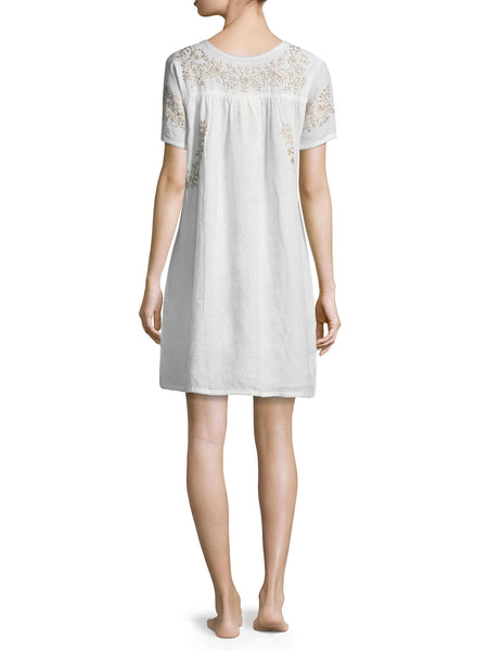 ROBERTA ROLLER RABBIT Women's White Vivian Dress $225 NEW