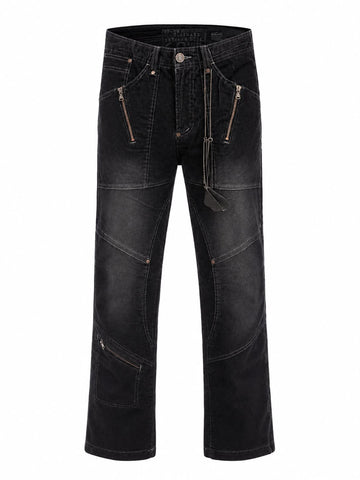 RG512 VINTAGE Y2K Men's Black Corduroy Pants #W27180 $125 NWT