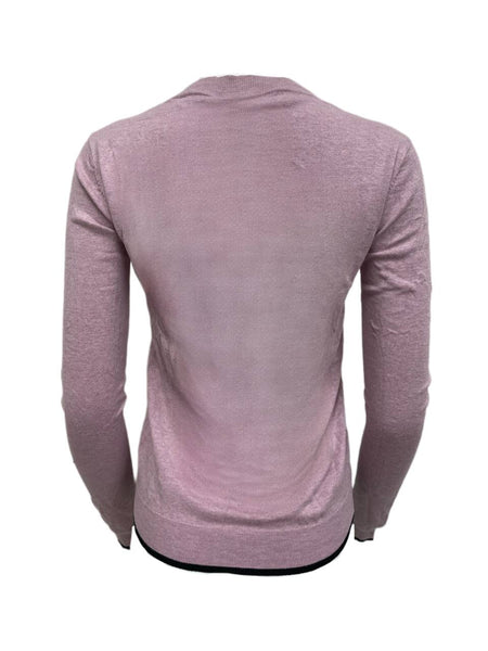 BLK DNM Women's Dusty Pink Cotton Silk Sweater 21 Size S NWT