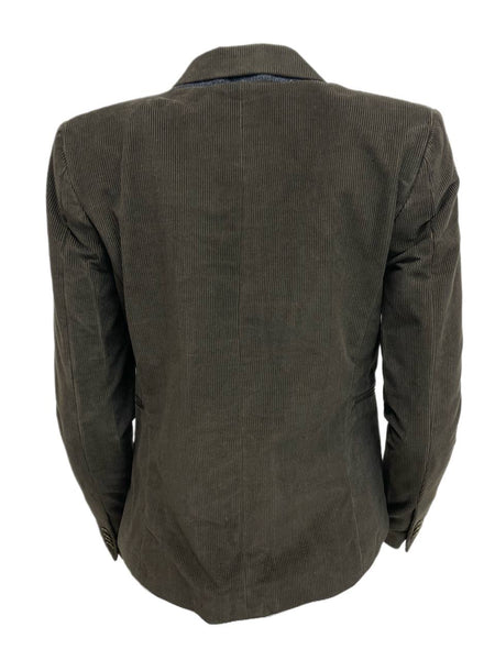 BLK DNM Women's Brown Open Front Blazer 68 #WBC10501 Size 36 NWT