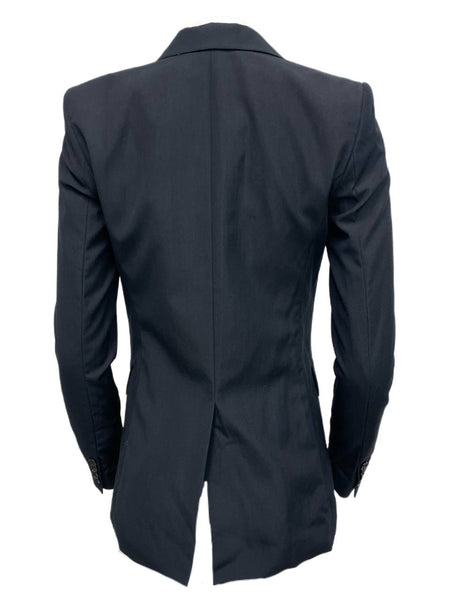 BLK DNM Women's Black Cotton Blazer 1 #WBC8201 Size US 4 NWT