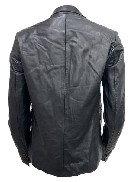 BLK DNM Women's Black Open Front Blazer 68 #WBL16101 Size 36 NWT