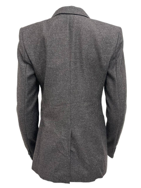 BLK DNM Women's Dark Clay Melange Wool Blazer 1 #WBW2001 Size US 4 NWT