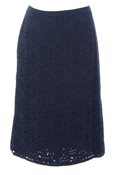 BODEN Women's Broderie Pencil Skirt WG401 $80 NWT