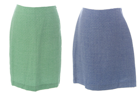 BODEN Women's British Wool Printed Skirt WG473 $110 NWT