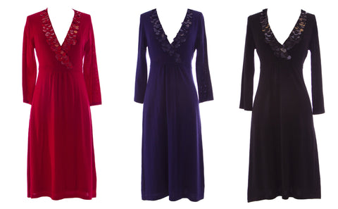 BODEN Women's Paillette Detail Crossover Dress WH405 $150 NWT