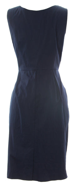 BODEN Women's Beautiful Bow Shift Dress Navy