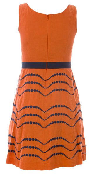 BODEN Women's Orange Summer Fun Dress WH667 US Sz 2P $158 NEW