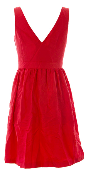 BODEN Women's Deep Carmine Jasmine Dress WH675 US Sz 4 $280 NWOT