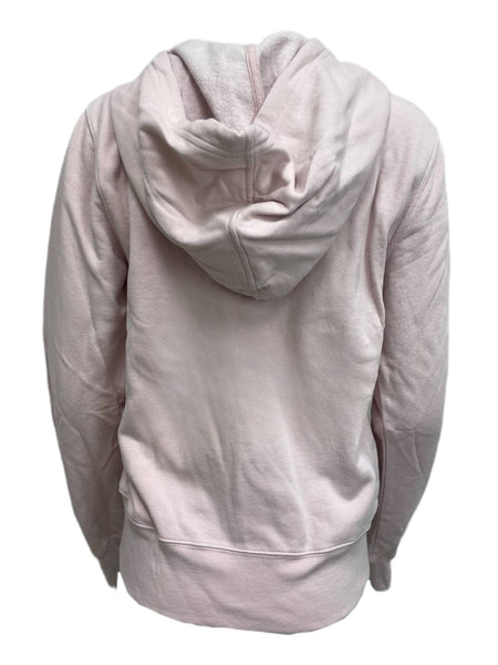 BLK DNM Women's Dusty Pink Cotton Hooded Zip Sweatshirt 28 Size S NWT