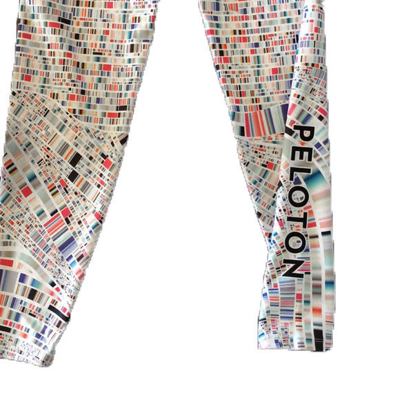 Wear It To Heart Women's Sumertime Wave High Waist Leggings $98 NWT