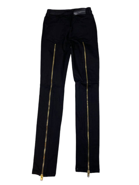 BLK DNM Women's Post Black Back Zip Accent Jeans 22 #WJ610501 Size 26/32 NWT
