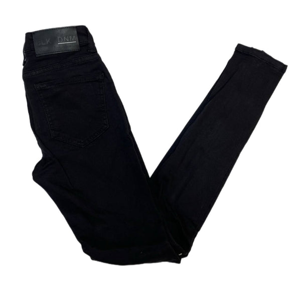 BLK DNM Women's Corbin Black Zip Accent Jeans 26 #WJ610801 Size 26/30 NWT