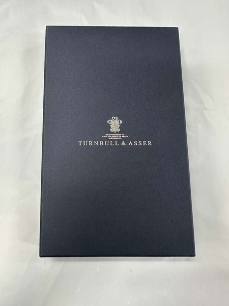 Turnbull & Asser Men's Havana/Midnight Blue Coat Wallet WL8060 $475 NEW