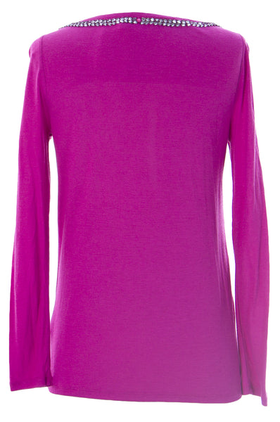 BODEN Women's Mulberry Embellished Top WL852 $148 NWOT