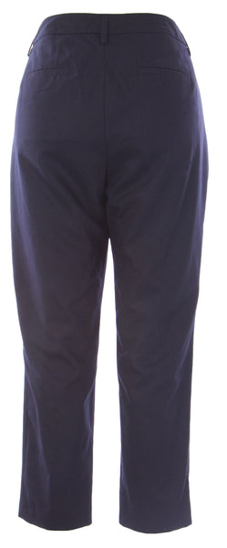 BODEN Women's Straight Leg Cropped Pants Navy