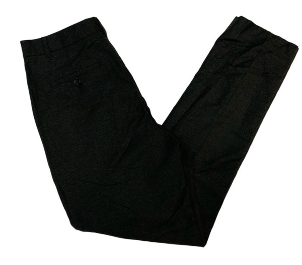 BLK DNM Women's Dark Forest Green High Waist Wool Pant 4 Size US 4 NWT