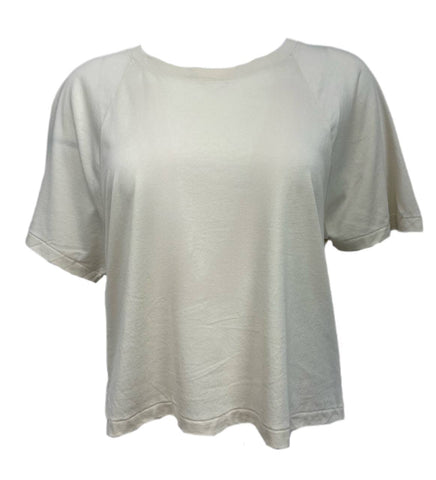 BLK DNM Women's Dirty White Raglan T-Shirt 38 Size S NWT